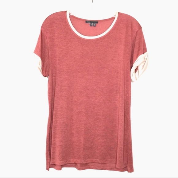 Vince blouse short sleeve stretchy tee shirt too - Picture 3 of 6